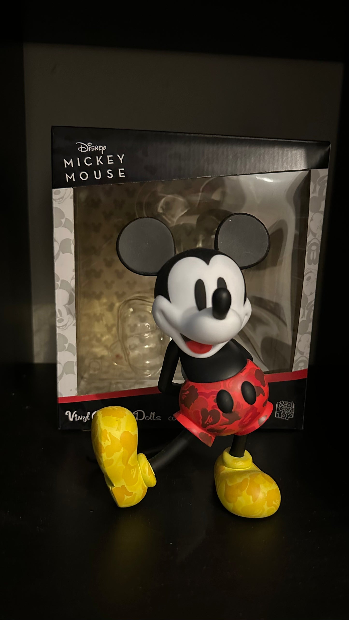 Medicom 2G Tokyo & 2G Osaka VCD Bape Mickey Mouse (Pre owned)