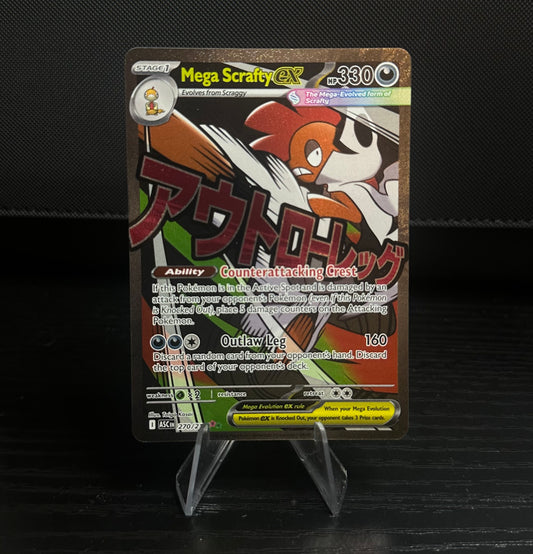 Mega Scrafty ex - 270/217 - ME: Ascended Heroes (Near Mint)