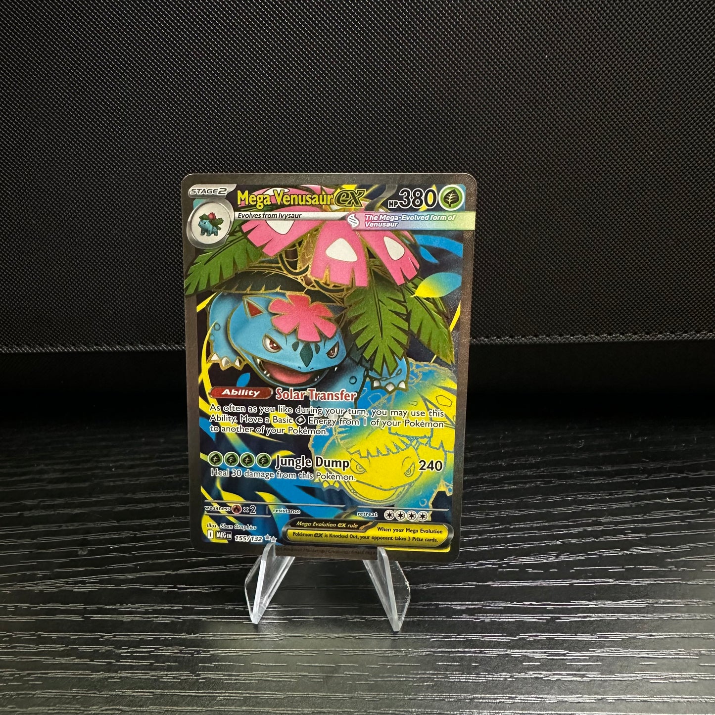 Mega Venusaur ex - 155/132 - ME01: Mega Evolution (MEG) (Near Mint)