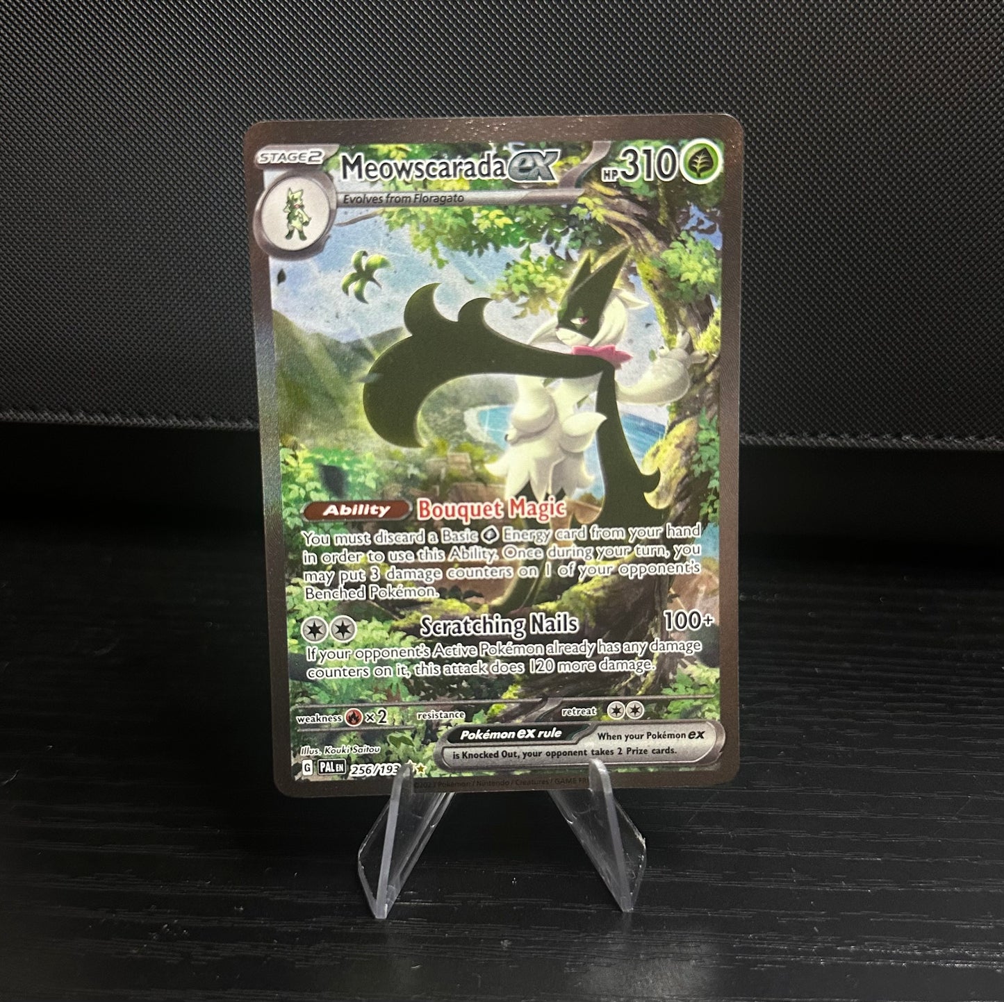 Meowscarada ex - 256/193 - SV02: Paldea Evolved (PAL) (Near Mint)