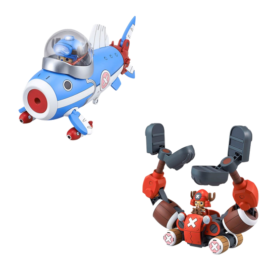 One Piece Chopper Submarine Robot 3 and Chopper Crane Robot 5 Model Kit
