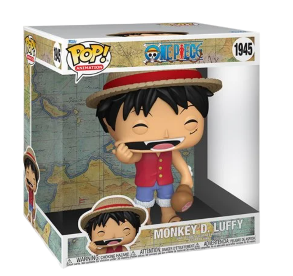 One Piece Monkey D. Luffy with Meat Jumbo 10-Inch Funko Pop! Vinyl Figure #1945