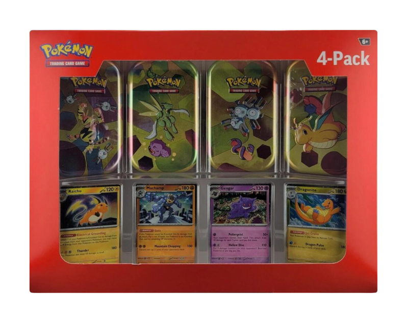 Pokémon 151 (4 Mini Tins + 4 Promo Cards Bundle) Sam's Club