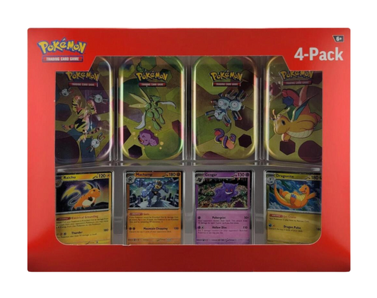 Pokémon 151 (4 Mini Tins + 4 Promo Cards Bundle) Sam's Club