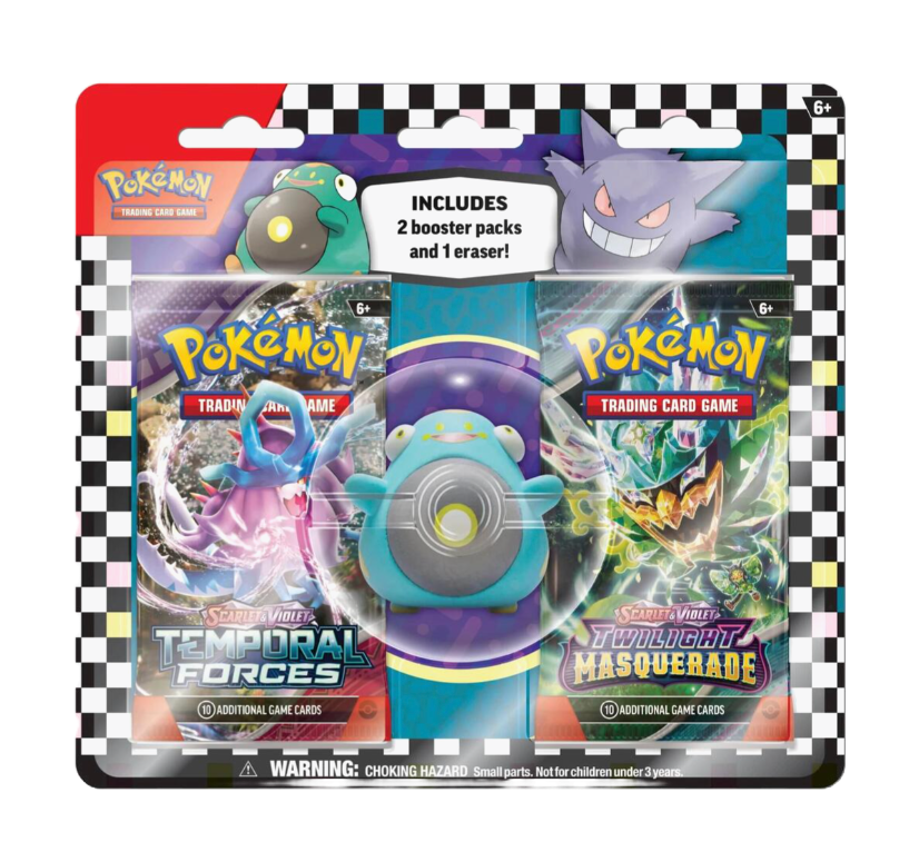 Pokémon Back to School Eraser Blister 2024