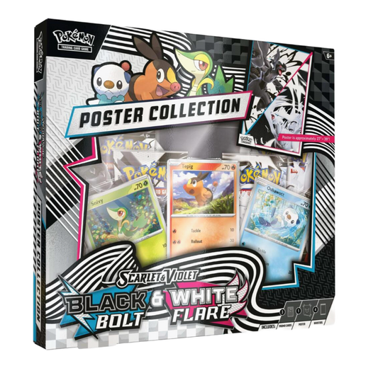 Pokémon Black Bolt and White Flare Unova Poster Collection