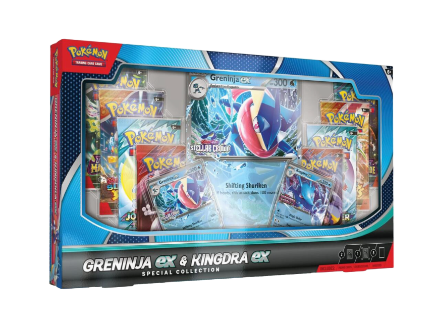 Pokémon Greninja EX & Kingdra EX Special Collection Box