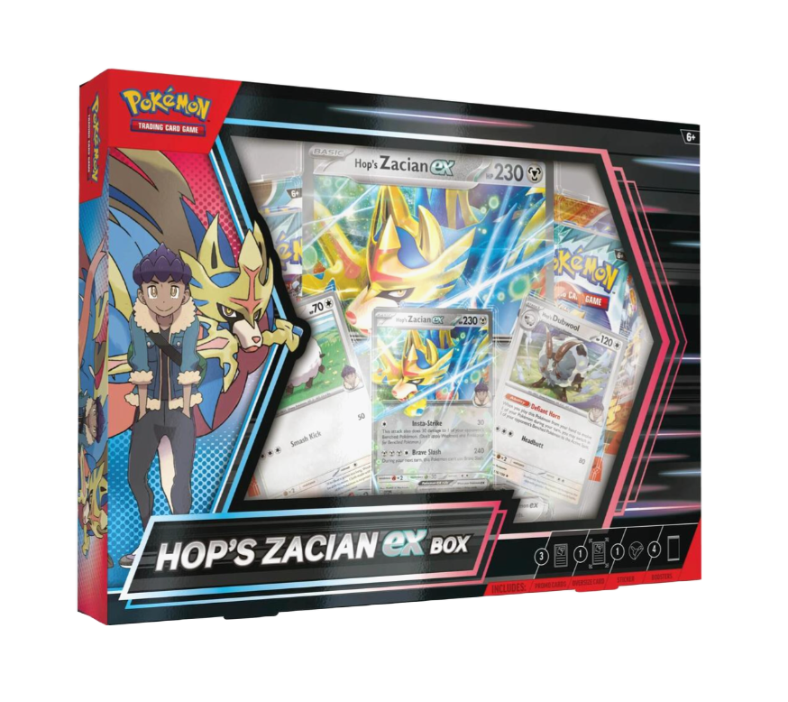 Pokémon Hop's Zacian ex Box