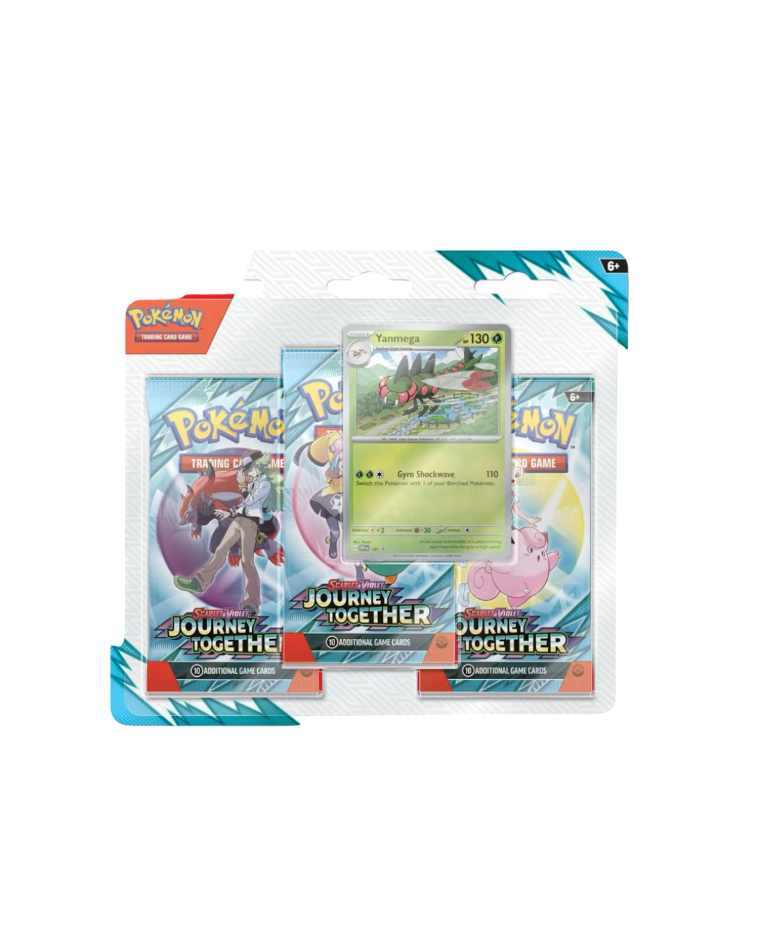 Pokémon Journey Together 3 Pack Blister