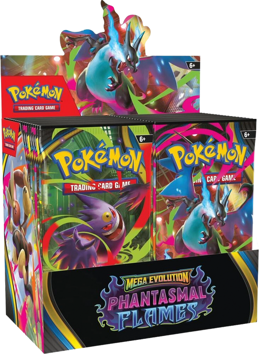 Pokémon Mega Evolution Phantasmal Flames Booster Display Box