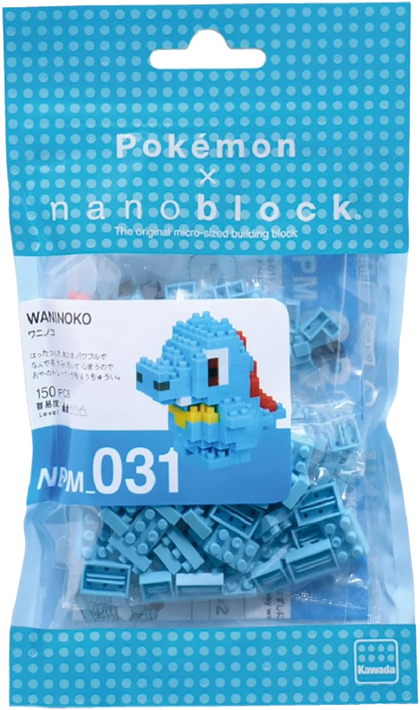 Pokémon Totodile Nanoblock Constructible Figure