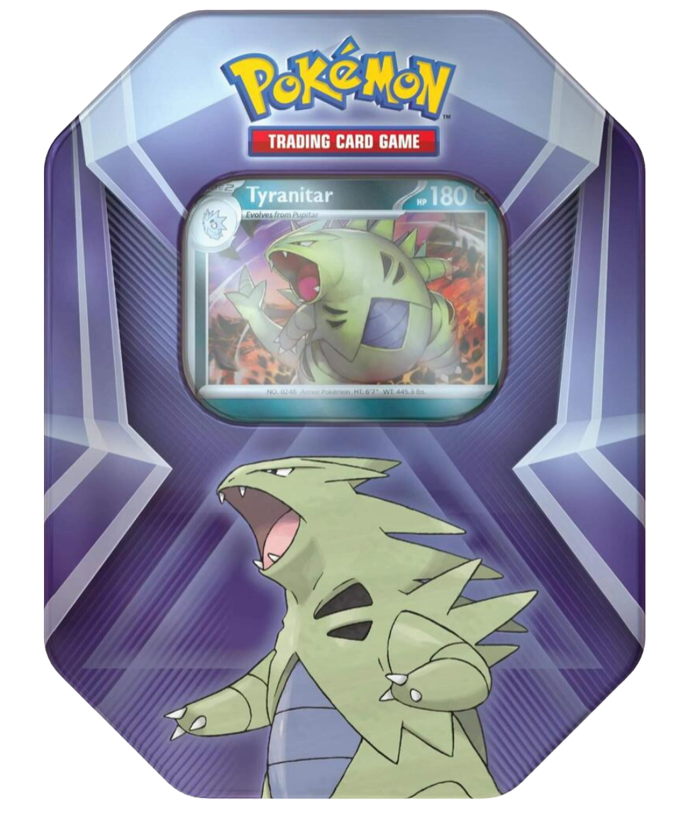 Pokémon Triple Whammy Tin - Tyranitar