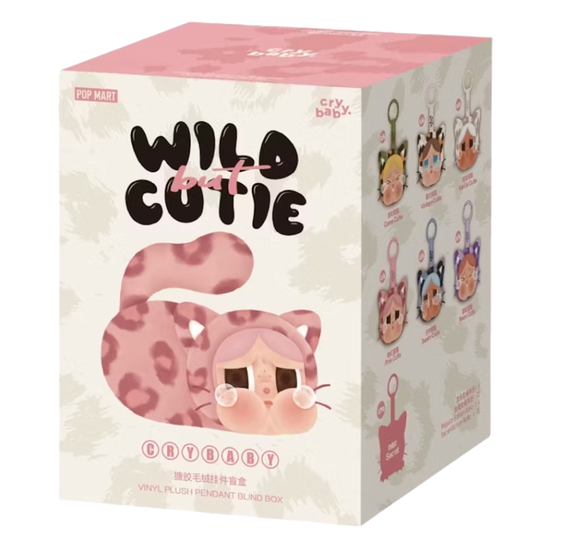 Pop Mart CRYBABY Wild but Cutie Series Vinyl Plush Pendant Single Blind Box