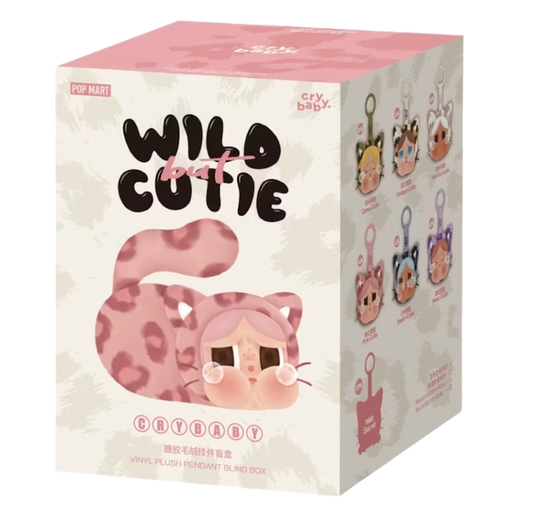 Pop Mart CRYBABY Wild but Cutie Series Vinyl Plush Pendant Single Blind Box