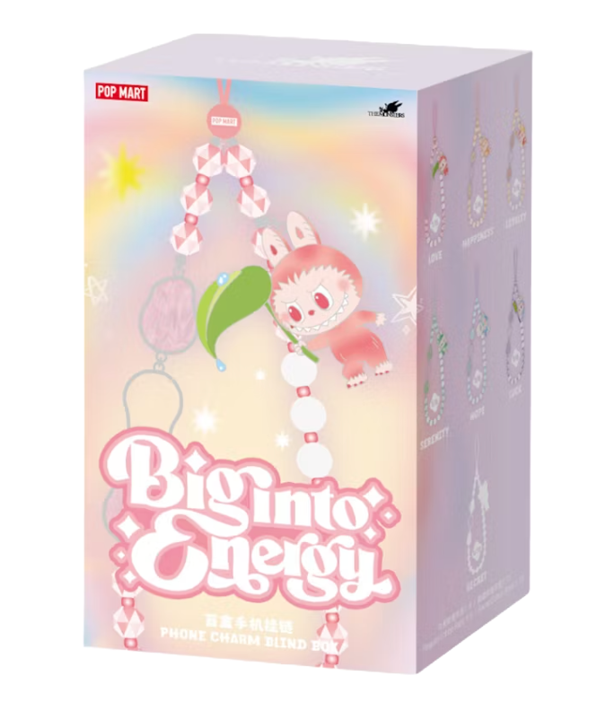 Pop Mart Labubu The Monsters Big into Energy Series Phone Charm Single Blind Box