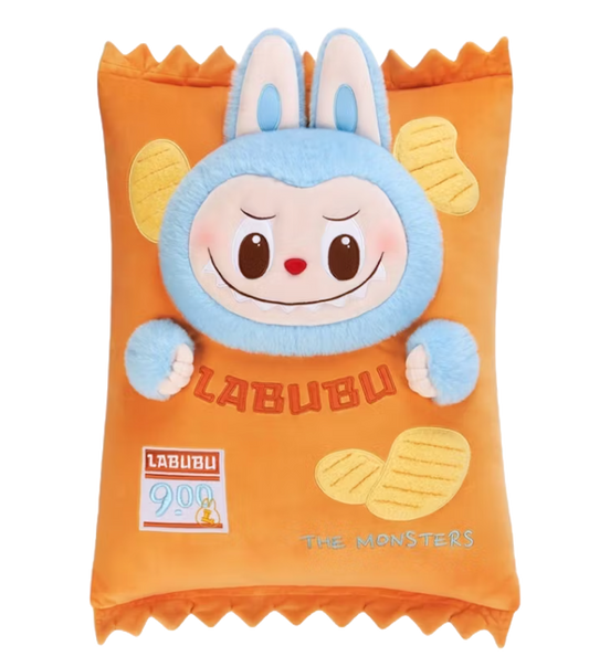 Pop Mart Labubu The Monsters Wacky Mart Series Chips Pillow
