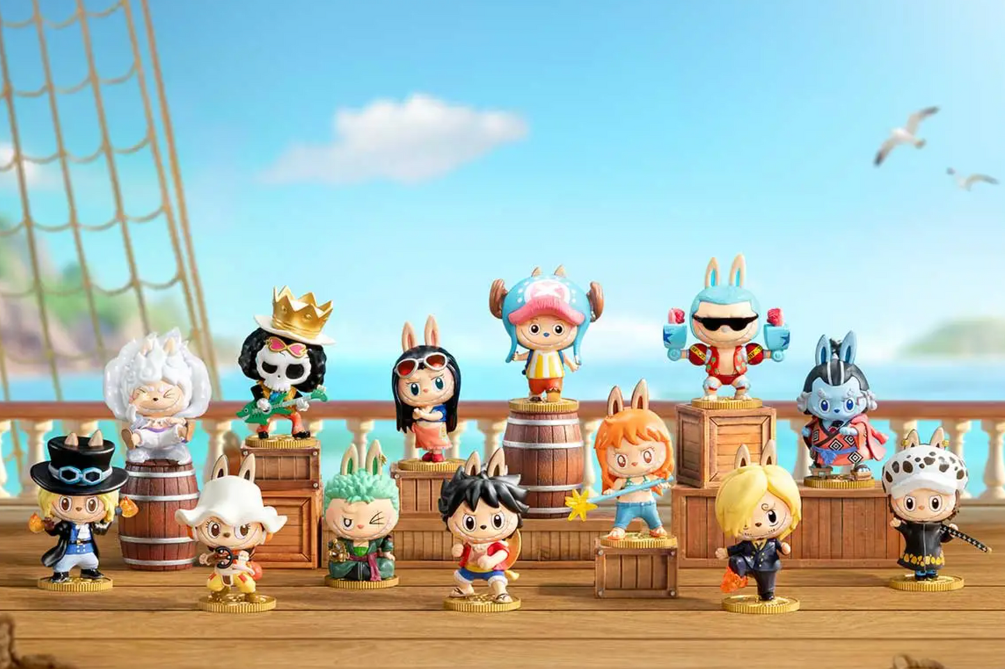 Pop Mart Labubu The Monsters x One Piece Series Single Blind Box