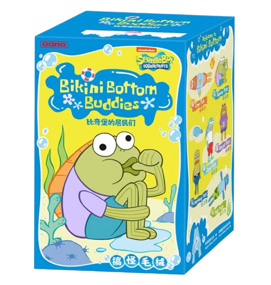 Pop Mart SpongeBob Squarepants Bikini Bottom Buddies Whimsical Plush Single Blind Box