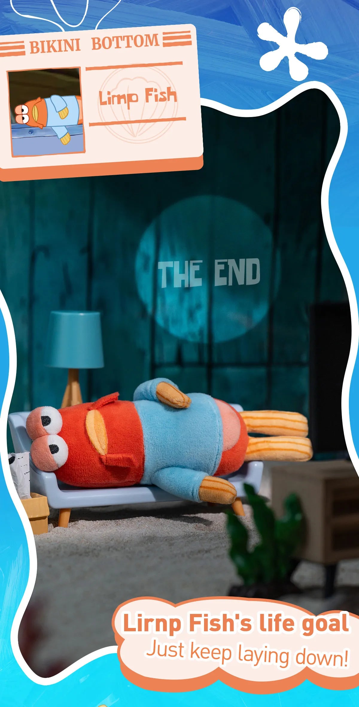 Pop Mart SpongeBob Squarepants Bikini Bottom Buddies Whimsical Plush Single Blind Box