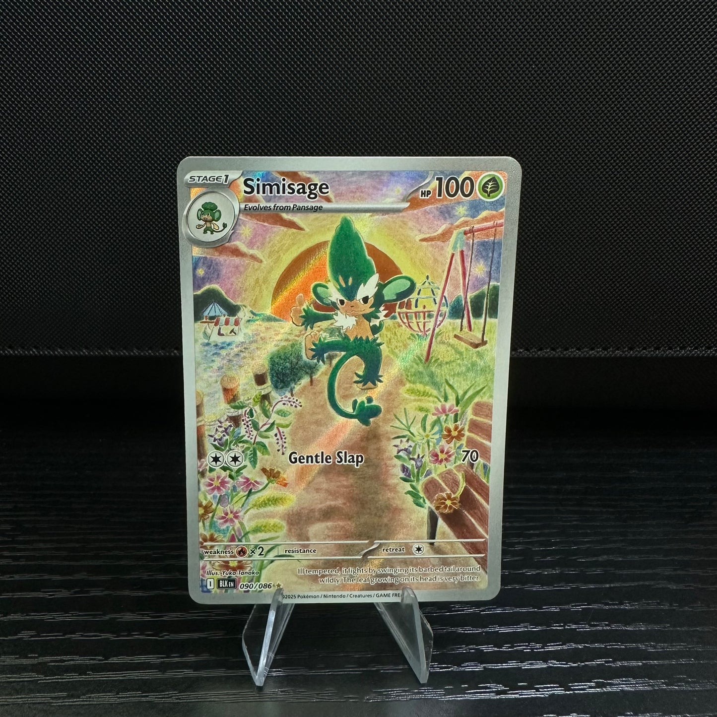 Simisage - 090/086 - SV: Black Bolt (BLK) (Near Mint)