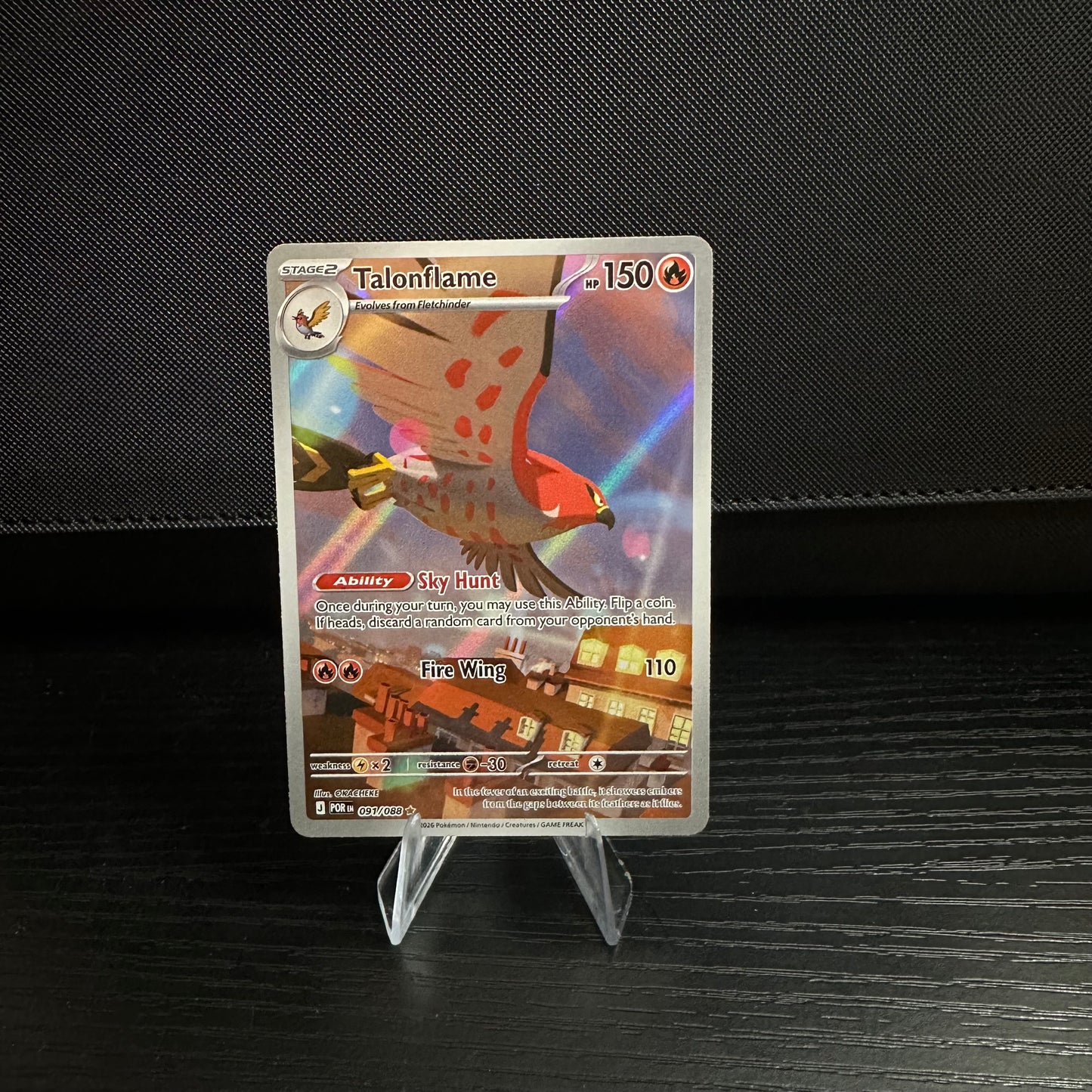 Talonflame - 091/088 - ME03: Perfect Order (POR) (Near Mint)