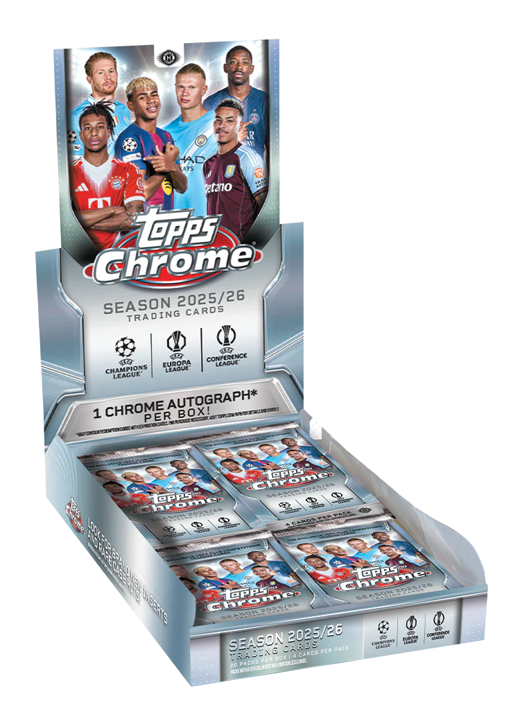 Topps Chrome® UEFA Club Competitions 2025-26 Hobby Box