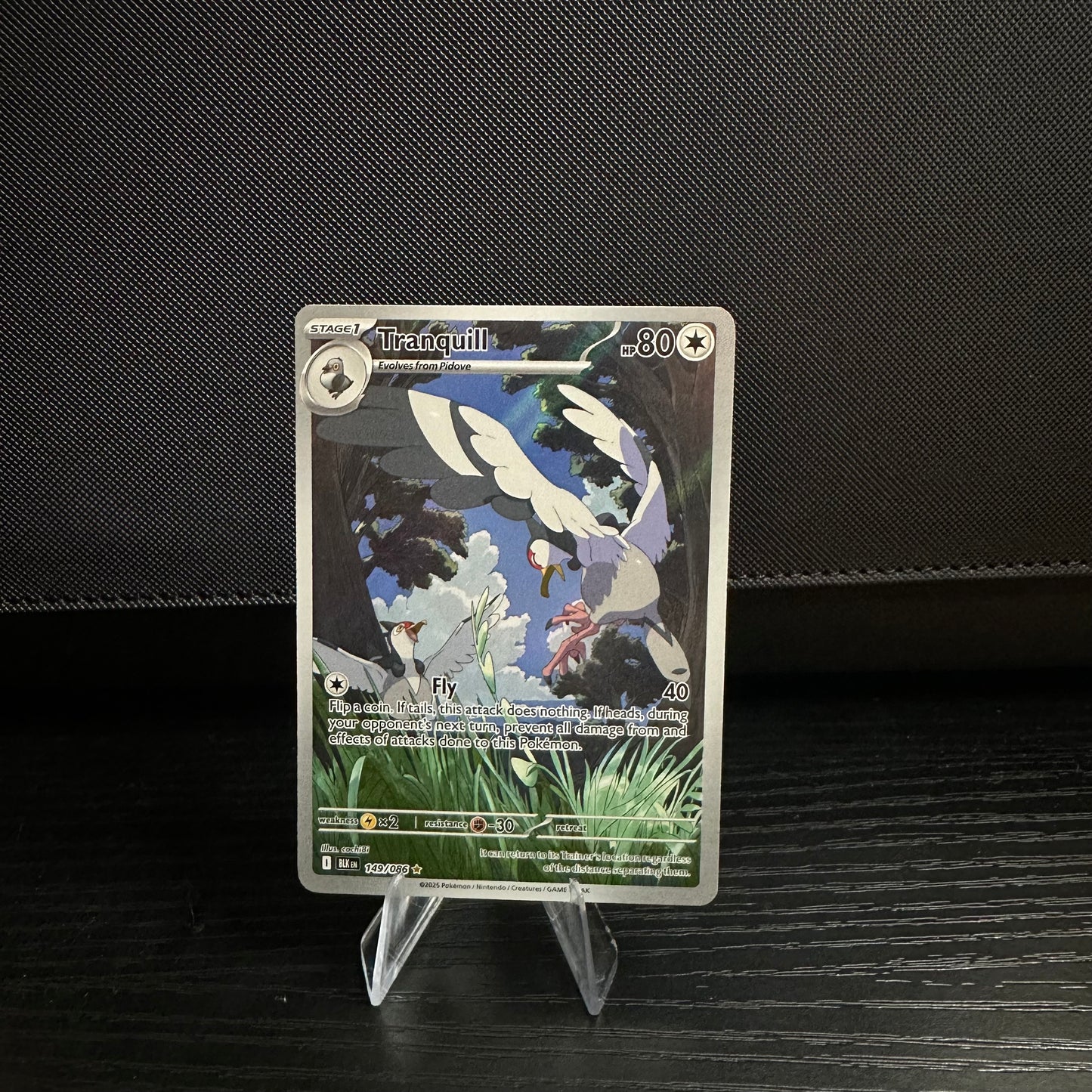 Tranquill - 149/086 - SV: Black Bolt (BLK) (Near Mint)