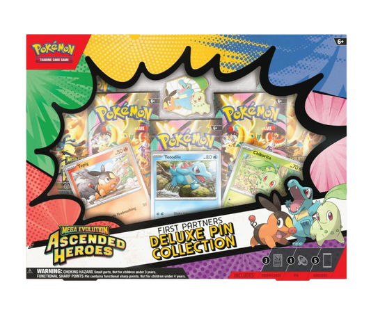 Pokémon Ascended Heroes First Partners Deluxe Pin Collection