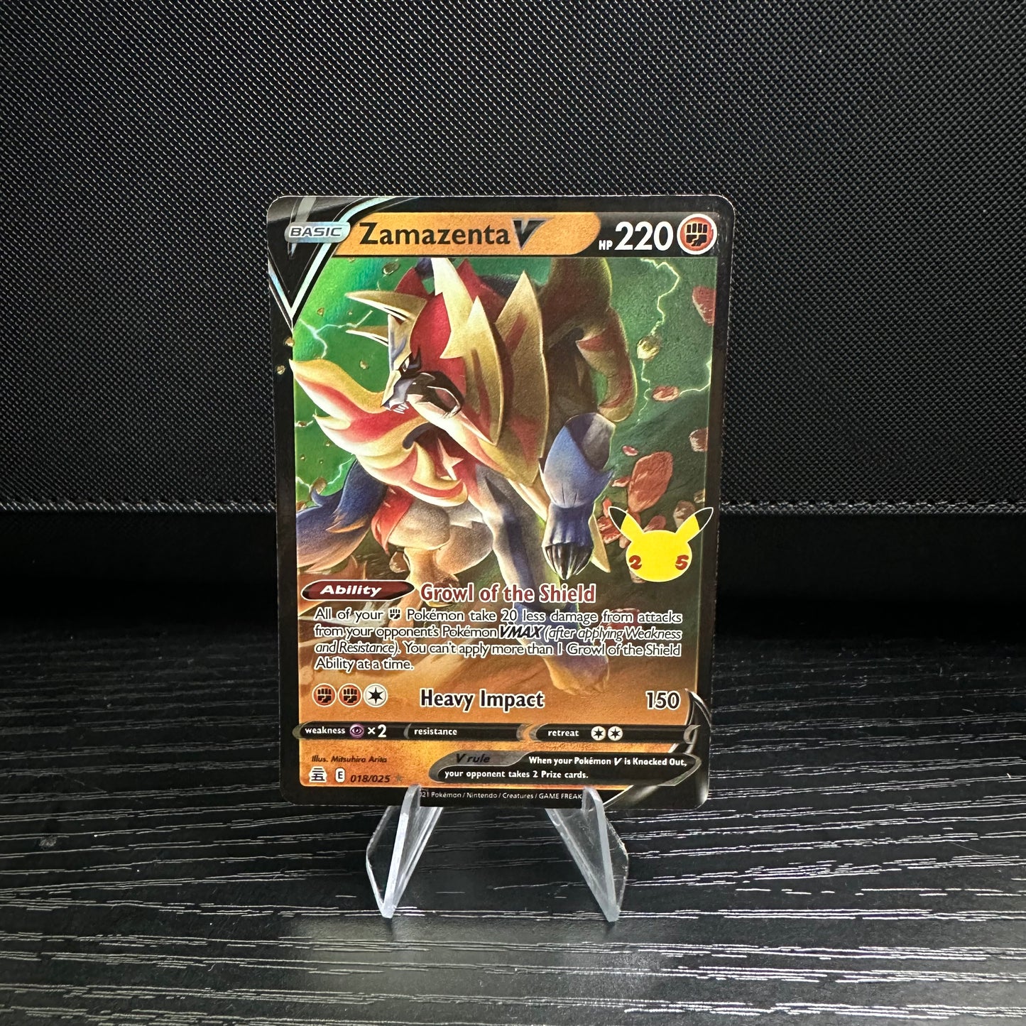 Zamazenta V - Celebrations (CLB) (Lightly Played)