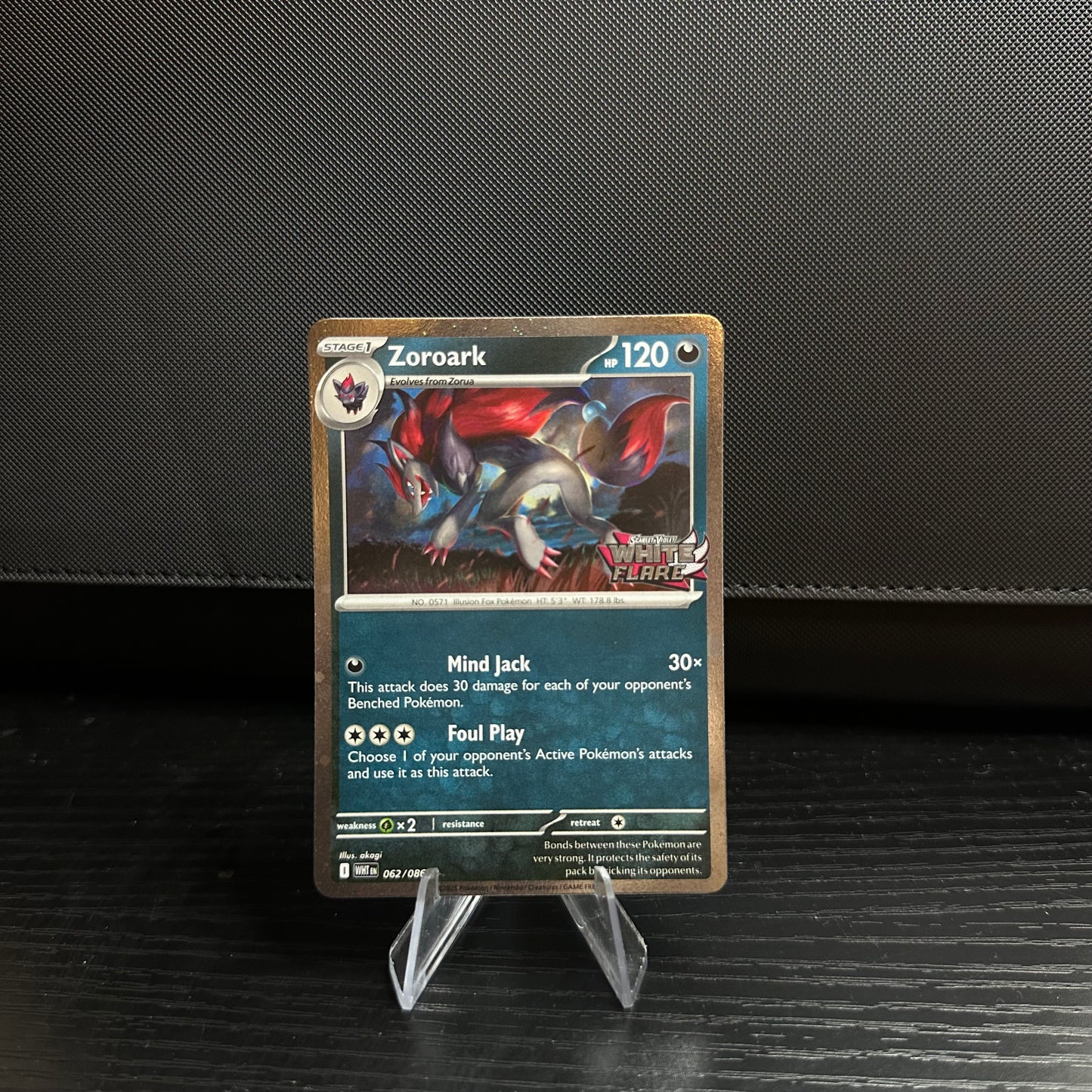 Zoroark (White Flare Stamped) - Miscellaneous Cards & Products (MCAP) (Near Mint)