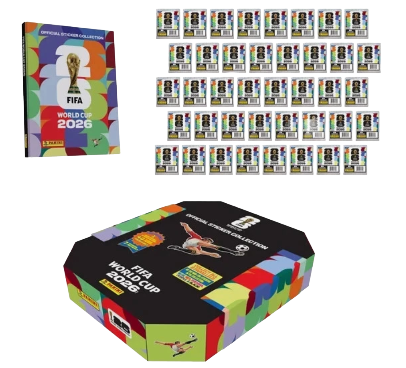 Panini FIFA World Cup 2026 Sticker Stadium Box