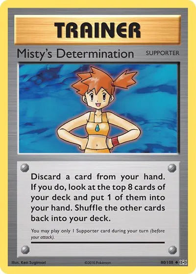 Misty's Determination - 80/108 - Evolutions (Lightly Played)