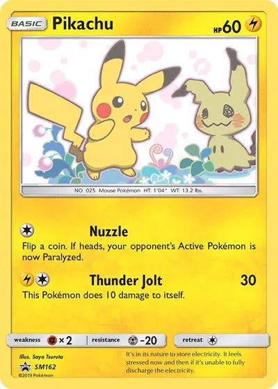Pikachu - SM162 - Sun & Moon Promo (Near Mint)
