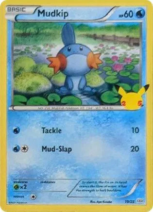 Mudkip - 19/25 - McDonald's 25th Anniversary Promos (Near Mint)