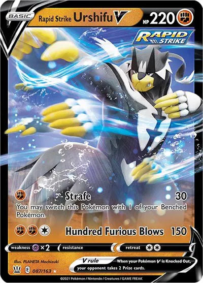 Rapid Strike Urshifu V - 087/163 - Battle Styles (Near Mint)