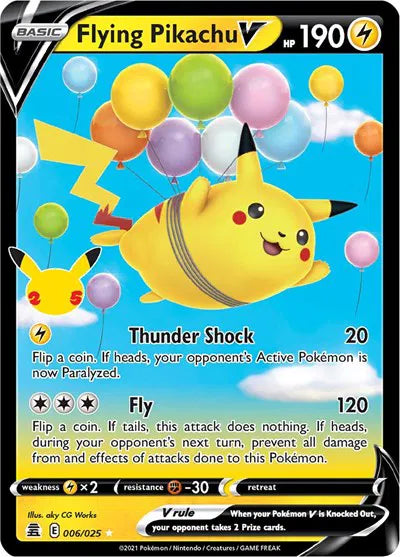 Flying Pikachu V - 006/025 - Celebrations (Near Mint)