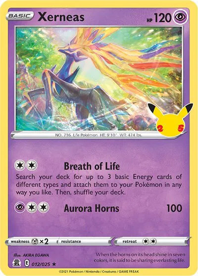 Xerneas - 012/025 - Celebrations (Near Mint)