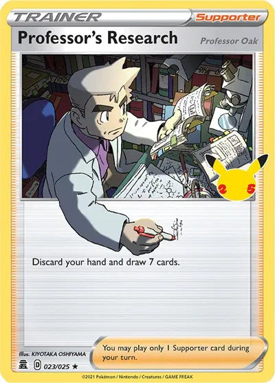 Professor's Research - 023/025 - Celebrations (Near Mint)