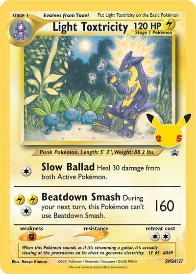 Light Toxtricity - SWSH137 - Sword & Shield Promo (Near Mint)