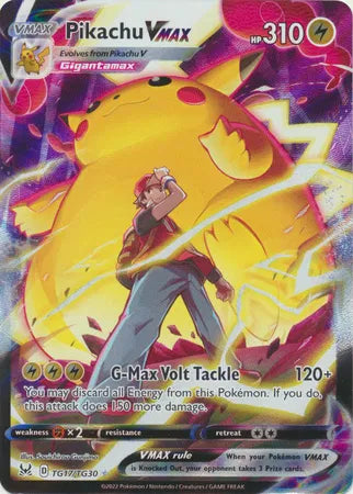 Pikachu VMAX - TG17/TG30 - Lost Origin Trainer Gallery (Near Mint)