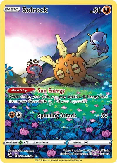 Solrock - Crown Zenith: Galarian Gallery (CRZ:GG) (Near Mint)