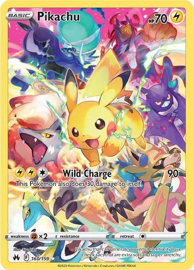 Pikachu (Secret) - 160/159 - Crown Zenith (Near Mint)