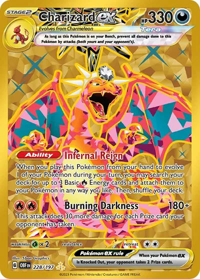 Charizard ex - 228/197 - Obsidian Flames (Near Mint)