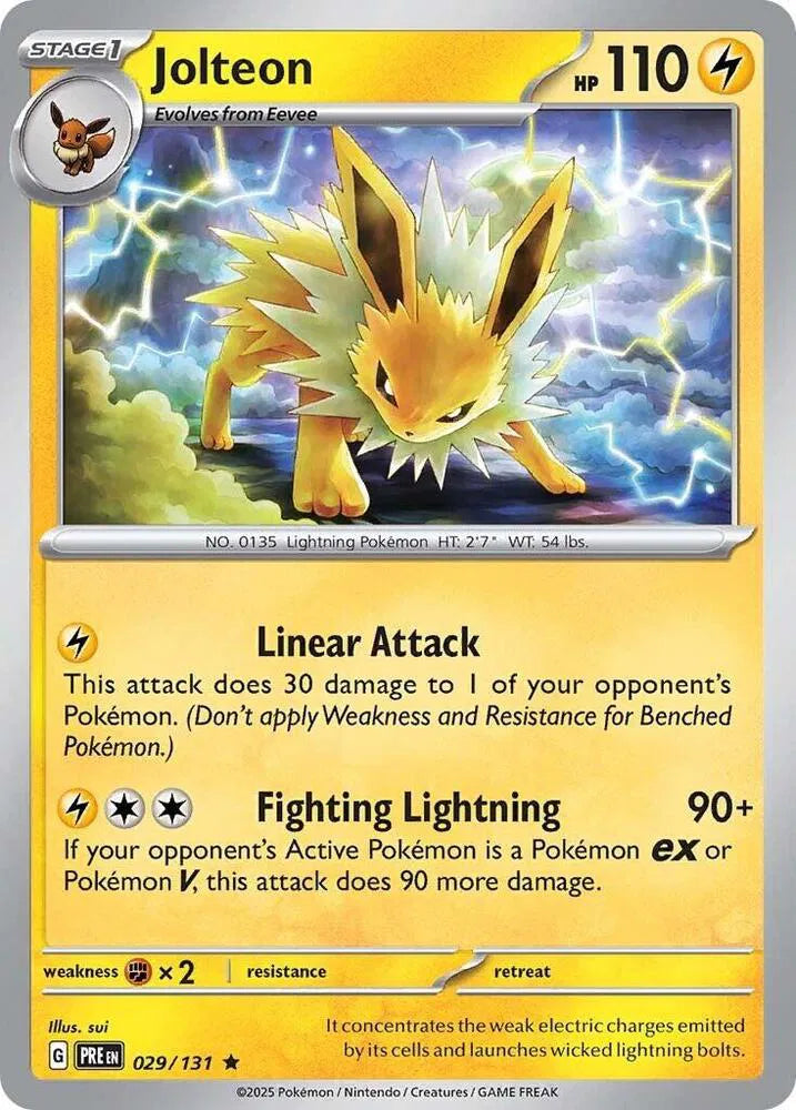 Jolteon - 029/131 - Prismatic Evolutions (Near Mint)