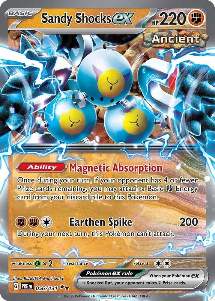 Sandy Shocks ex - 056/131 - Prismatic Evolutions (Near Mint)