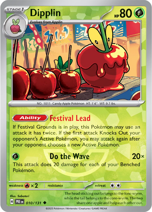 Dipplin (Poke Ball Pattern) - 010/131 - Prismatic Evolutions (Near Mint)
