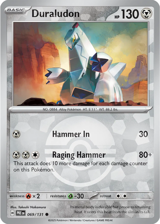 Duraludon (Poke Ball Pattern) - 069/131 - Prismatic Evolutions (Near Mint)
