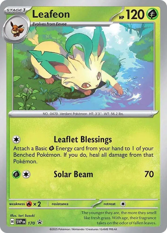 Leafeon (Cosmos) - 170 - Scarlet & Violet Promo (Near Mint)