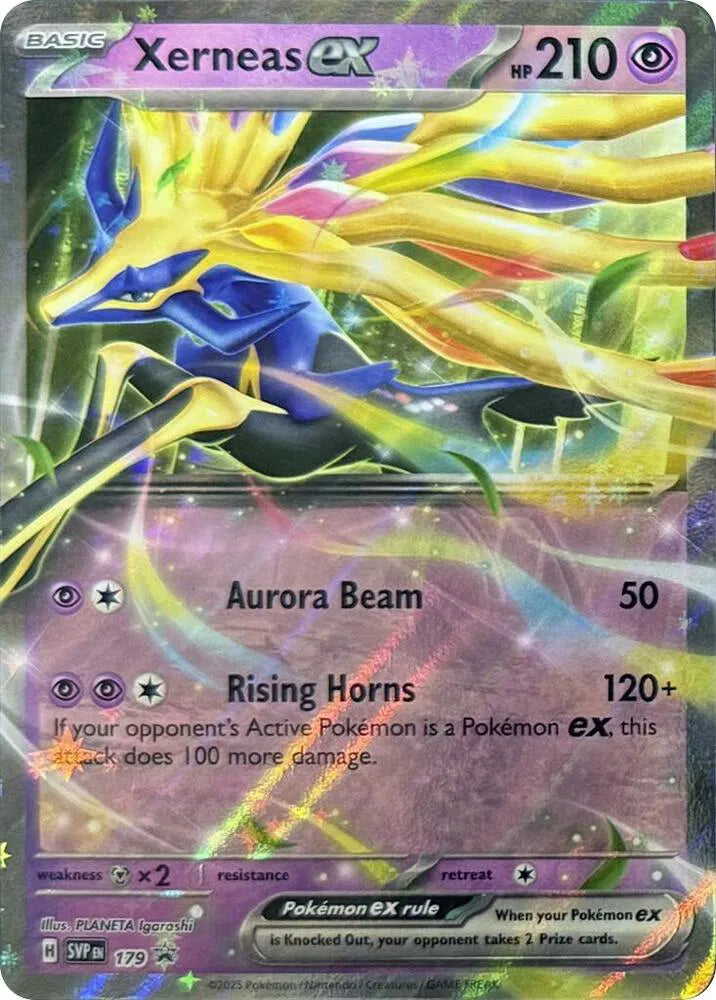 Xerneas ex - 179 - Scarlet & Violet Promo (Near Mint)