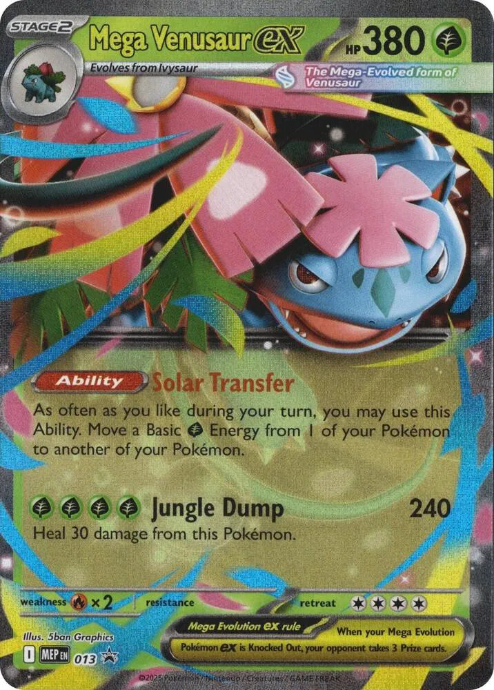 Mega Venusaur ex - 013 - 013 - Mega Evolution Promos (Near Mint)